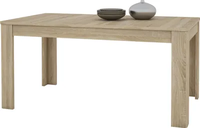 Produktbild von Esstisch Esszimmertisch 160 - 200 cm ausziehbar Sonoma Eiche Holzdekor - ASTON - Die Möbelfundgrube