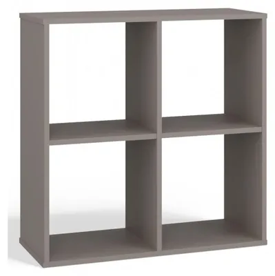 Produktbild von Selsey Malax – Offenes Standregal, 4 Fächer, Grau, 74 cm