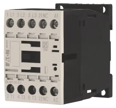 Image de DILM7-01-EA Contacteur de puissance 7A 3F 1O 3KW 230V AC Bornes à vis