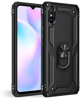 Zdjęcie produktu dla Etui na telefon komórkowy NALIA Ring do Xiaomi Redmi 9A, etui na magnetyczny uchwyt samochodowy