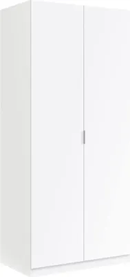 Immagine prodotto di Dmora Guardaroba 2 Ante Avik 52x180h cm Bianco, Appendiabiti 2 Ante