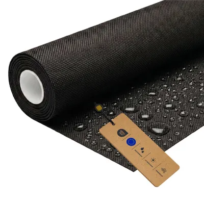 Produktbild von LOMIQ Polyesterstoff Wasserdicht, 100x150 cm, Schwarz, 366 g/m2, Meterware Stoff Outdoor, Reißfest & Pflegeleicht, Material für Markisenstoff, Segeltuch, Gartenmöbel, Zelte, Rucksäcke, Tierbetten