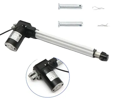 Immagine prodotto di Attuatore lineare, corsa 500 mm, forza di trazione massima 6000 N, tensione di ingresso 12 V CC - 5 A, velocità di traslazione 5 mm/s, livello di rumorosità ≤ 48 dB
