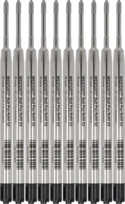 Obrázok produktu pre Westcott Kugelschreibermine G2 E-733491 00 Metall sw 10St.