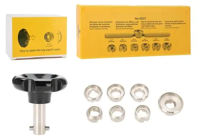 Imagen del producto de Herramienta de reparación para relojes con 7 accesorios