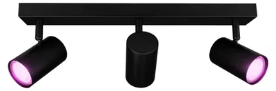 Produktbild von Ledvion Smart LED Deckenstrahler Schwarz 3-Licht GU10 4.9W RGBWW