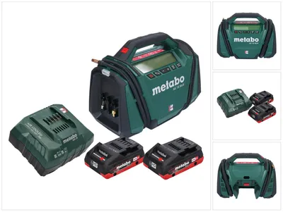 Produktbild von Metabo AK 18 Multi Akku Kompressor 18 V 11 bar + 2x Akku 4,0 Ah + Ladegerät