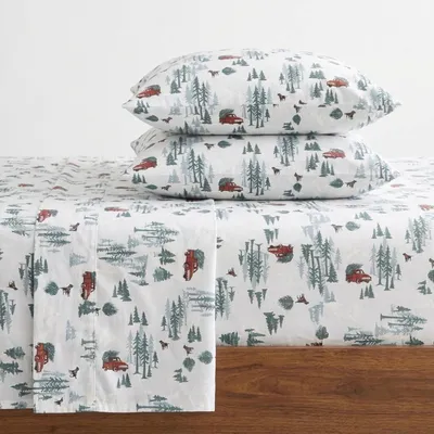 Productafbeelding van Bauer Boom Boerderij Flanel Sheet Set, Volledige