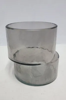 Imagen del producto de Gilde Vase, Levels, Glas, grau, VE 3 Höhe: 16.50 cm Breite: 16.50 cm Tiefe: 14.50cm 39746