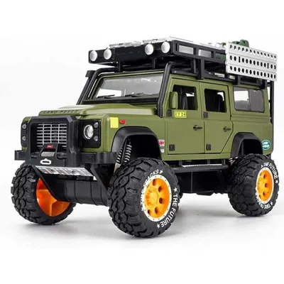 Obrázok produktu pre Kovové terénne auto + zvuk, svetlo 1:24 Jokomisiada