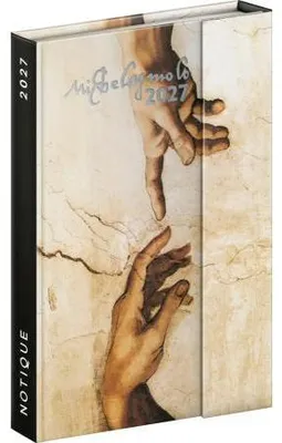 Immagine prodotto di NOTIQUE. Agenda magnetica settimanale Michelangelo 2027, 11 x 16 cm