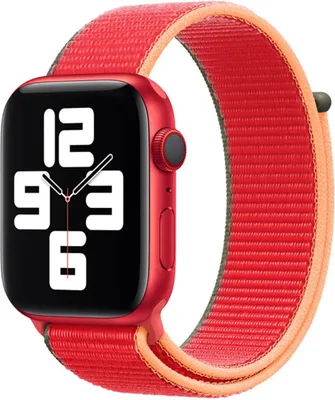 Image de Apple MJG33ZM/A accessoire intelligent à porter sur soi Bande Rouge Nylon