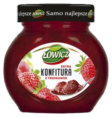Obrázek produktu pro Jahodová marmeláda Łowicz 240 g