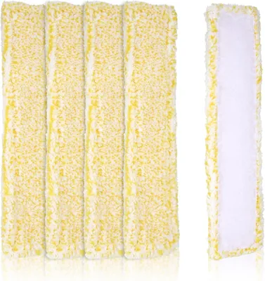 Imagen del producto de Fundas de microfibra de repuesto para limpiaparabrisas, juego de 4 unidades, compatibles con modelos WV2/WV5, para la limpieza de ventanas