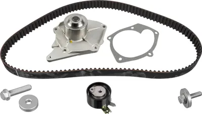 Produktbild von FEBI BILSTEIN 173039 Zahnriemensatz + Wasserpumpe für NISSAN Qashqai / Qashqai +2 I (J10, NJ10) für RENAULT Clio III Schrägheck (BR0/1, CR0/1)