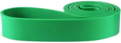 Image de Bande de résistance Famanu Premium en latex - Vert - Pour hommes et femmes - Idéale pour la musculation à domicile, le powerlifting et le yoga