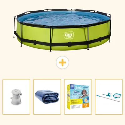 Immagine prodotto di Piscina gonfiabile rettangolare - 360x76 cm - 5 pezzi - Modello SCB28
