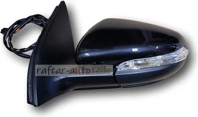 Produktbild von Außenspiegel Spiegel links elektrisch für VW GOLF VI 5K 2008 - schwarz LC9Z
