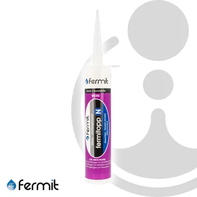Produktbild von Fermit Fugendichtstoff Fermitopp N Silicone-Basis, 310 ml Kartusche, weiß 16001