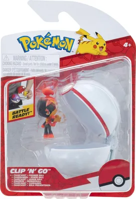 Produktbild von Jazwares Pokémon – Clip n Go Charcadet Premier Ball