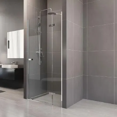 Obrázek produktu pro Mereo Novea - Sprchové dveře 800x2000 mm, pravé, chrom/čiré sklo CK10111ZP