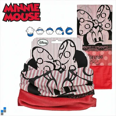 Produktbild von Minnie Mouse - Multifunktionstuch - Fleece, Rosa