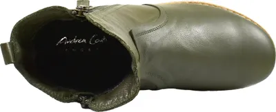 Produktbild von Andrea Conti Damen Stiefelette Boot Zierreißverschluss Leder 0344814, Größe:41 EU, Farbe:Grün