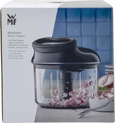 Produktbild von WMF Gourmet 18.7678.6040, Schwarz, Transparent, Kunststoff, Edelstahl, 0,9 l, China, 148 mm