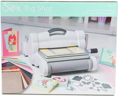 Immagine prodotto di Sizzix Big Shot Plus "Starter Kit" bianco e grigio
