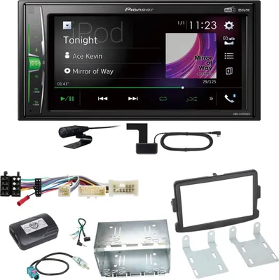 Produktbild von Pioneer DMH-A3300DAB Bluetooth Autoradio DAB+ Einbauset für Dacia Dokker Sandero