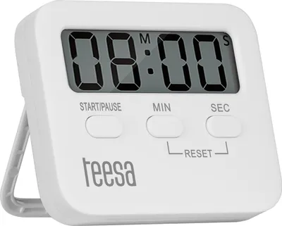 Image de Teesa TSA0811 Minuteur de cuisine numérique, blanc