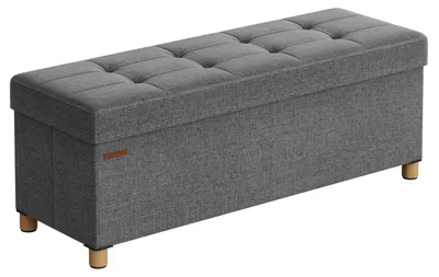 Produktbild von SONGMICS Sitzhocker mit Stauraum, 38 x 110 x 40 cm, bis 300 kg belastbar