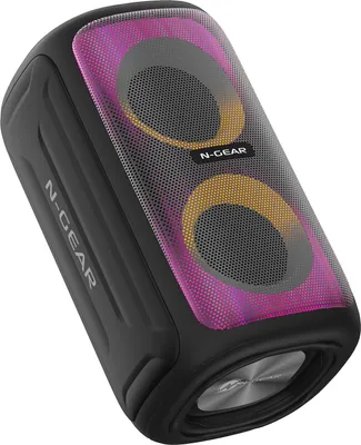 Obrázok produktu pre N-GEAR LGP Juke 101, Káblový a bezdrôtový, Párty reproduktor, Čierna, Obdĺžnik, Vodeodolný, Univerzálne