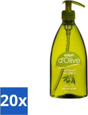 Produktbild von Dalan d'Olive - Flüssigseife - Pflegend - Mit Olivenöl - 400 ml - Vorteilspack - 20 Stücke