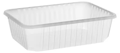 Produktbild von 50x Rechteckschalen klar 750 ml (PP)