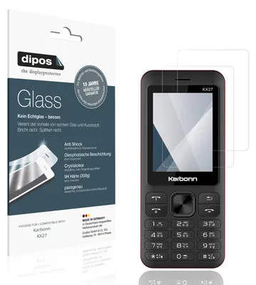 Immagine prodotto di 2x Pellicola Protettiva per Karbonn KX27 Protezione Vetro Flessibile 9H dipos