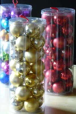 Produktbild von 28 Weihnachtskugeln Gold Ø 6 cm Kugeln Weihnachten Christbaum Deko