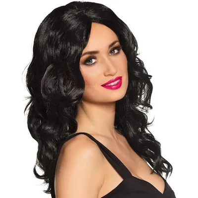 Produktbild von Boland 86220, Karnevalskostüm-Perücke, Erwachsener, Weiblich, Polyester, Schwarz, 300 g
