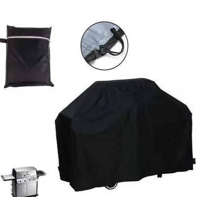 Produktbild von Grillschutzhüllen - Schutzhülle für Grills - Abdeckplane Outdoor BBQ - Wetterschutz - 145 x 61 x 117 cm - UV-Schutz - Schwarz