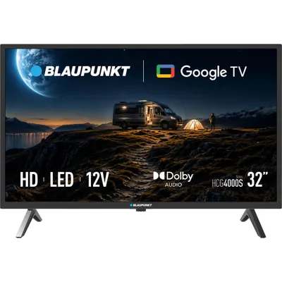 Zdjęcie produktu dla Telewizor Blaupunkt 32HCG4000S 32" HD Google TV 12 V Wi-Fi Bluetooth Dolby Audio