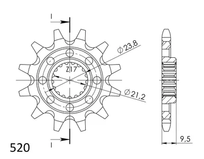 Zdjęcie produktu dla Ritzel Supersprox 520 - 12Z CST-1441:12