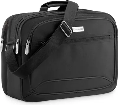 Obrázek produktu pro Zagatto L Beste Szwarz Pracovní taška Taška přes rameno Městská taška pro letušky ZG806 Kolekce BOSTON nad 14 litrů 26x37x14 cm Vhodné pro 15,6palcový notebook