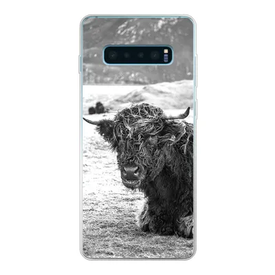 Produktbild von MuchoWow® Handyhülle Schutzhülle Hülle für Samsung Galaxy S10 Lite Schottischer Highlander - Berg - Tiere Silikon Softcase Handy Hülle - Schutz