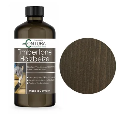 Produktbild von Contura Holzbeize 250ml Holzfarbe Tischler Positiv Beize Holz Farbe Wasserbeize Parkett - Platin
