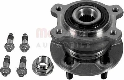 Productafbeelding van Achteras wielager, rechts, Ø 136 mm, METZGER, geschikt voor o.a. FORD KUGA