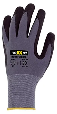 Produktbild von 72 Paar Nylon-Strickhandschuhe in Schwarz, Größe 09