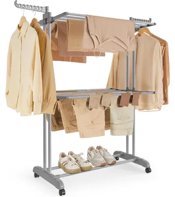 Obrázek produktu pro Sušák na prádlo LLR702G01, 142 cm, nerezová ocel, šedý