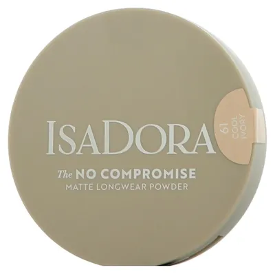 Productafbeelding van IsaDora No Compromise Matte Longwear Poeder 61 Cool Ivory (8 g)