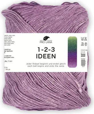 Produktbild von Pro Lana 1-2-3 IDEEN 100 g Sommergarn mit einzigartigem Farbverlauf Farbe 35 -
