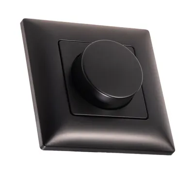 Obrázek produktu pro T-LED DimLED bezdrátový ovladač nástěnný černý 1-kanálový 069104
